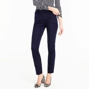 J Crew Maddie BlackCotton Stretch Pants Size 0 NWT